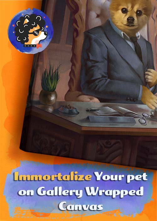 The Executive - Your Pet Here: Custom Pet Painting