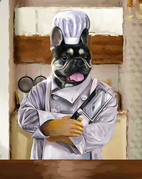 The Top Chef - Your Pet Here: Custom Pet Painting