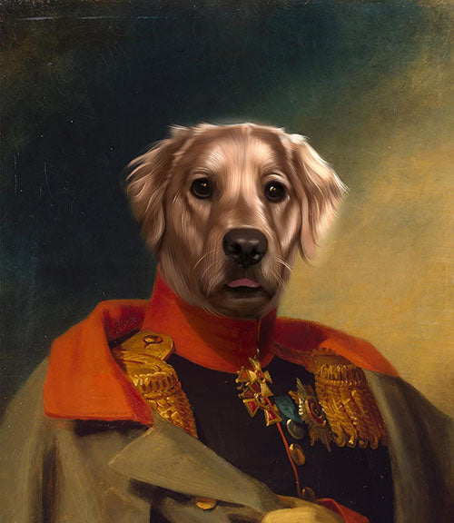 The Commander - Your Pet Here: Custom Pet Painting