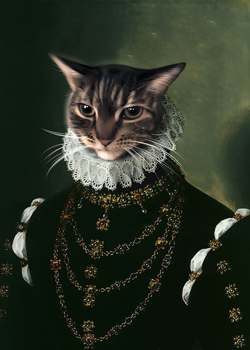 The Dame - Your Pet Here: Custom Pet Painting