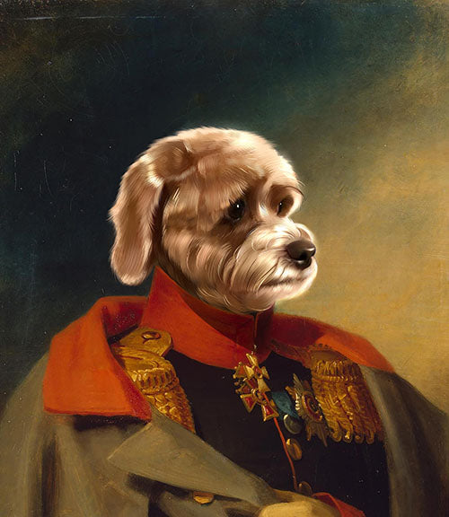 The Commander - Your Pet Here: Custom Pet Painting