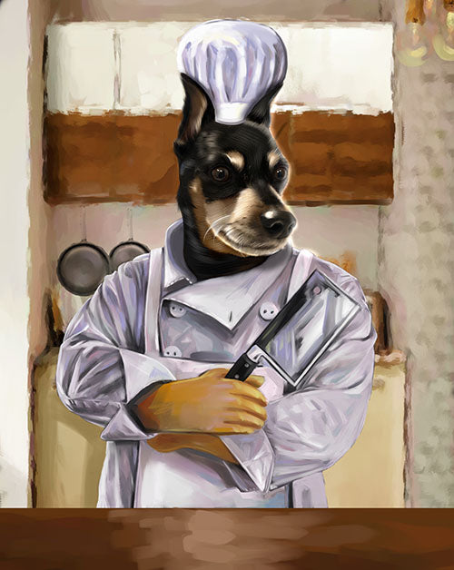 The Top Chef - Your Pet Here: Custom Pet Painting