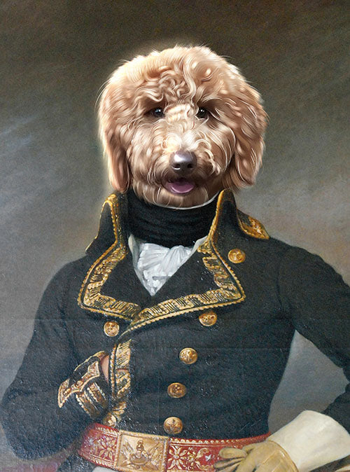 The Admiral - Your Pet Here: Custom Pet Painting
