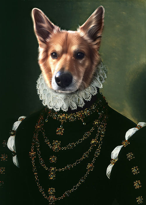 The Dame - Your Pet Here: Custom Pet Painting