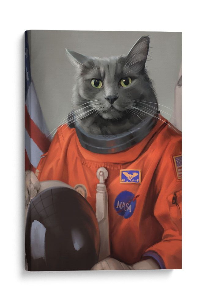 The Astronaut - Your Pet Here: Custom Pet Painting