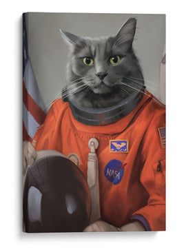 The Astronaut - Your Pet Here: Custom Pet Painting