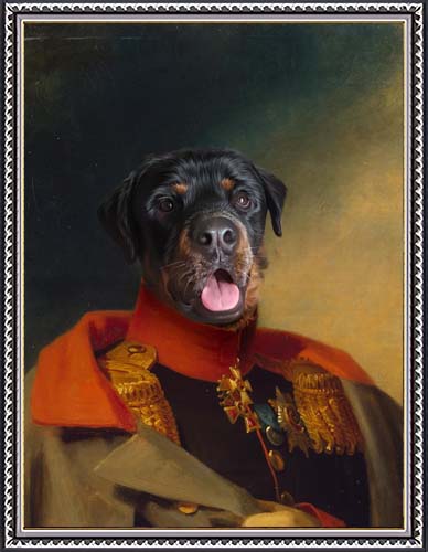 The Commander - Your Pet Here: Custom Pet Painting