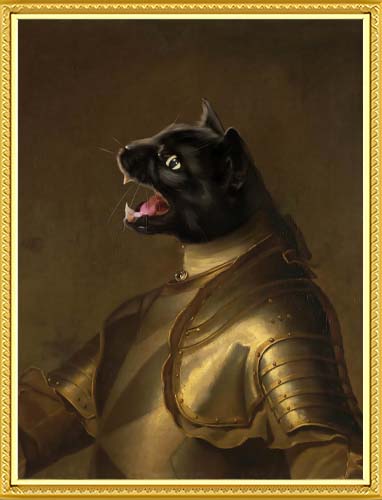 The Knight - Your Pet Here: Custom Pet Painting