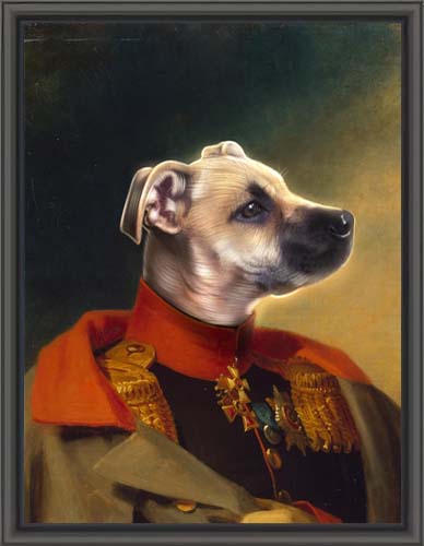 The Commander - Your Pet Here: Custom Pet Painting