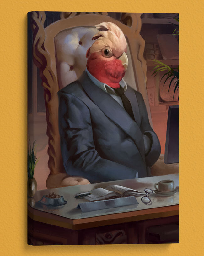 The Executive - Your Pet Here: Custom Pet Painting