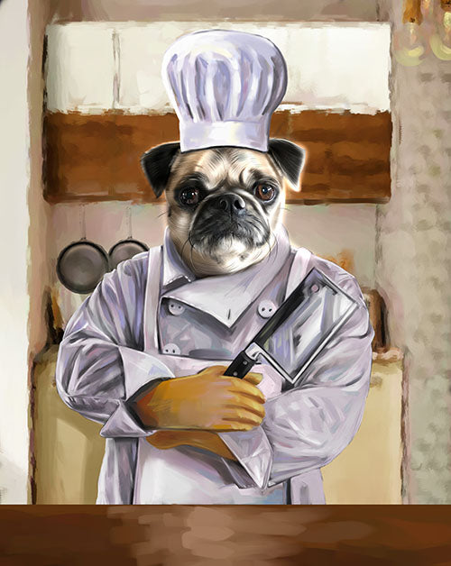 The Top Chef - Your Pet Here: Custom Pet Painting