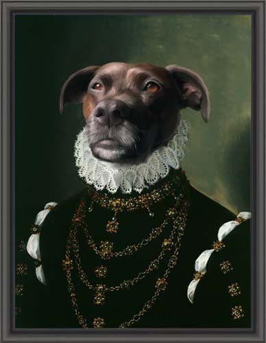 The Dame - Your Pet Here: Custom Pet Painting