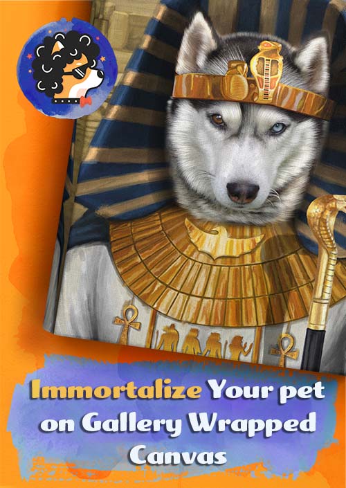 The Egyptian -  Your Pet Here: Custom Pet Painting