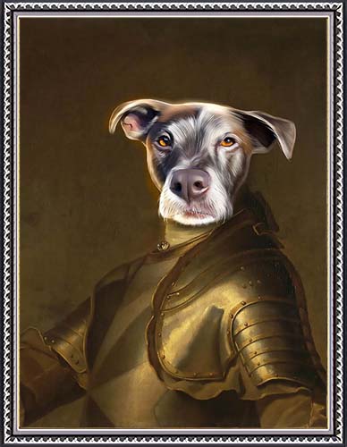 The Knight - Your Pet Here: Custom Pet Painting