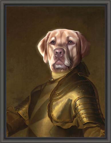 The Knight - Your Pet Here: Custom Pet Painting