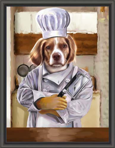The Top Chef - Your Pet Here: Custom Pet Painting