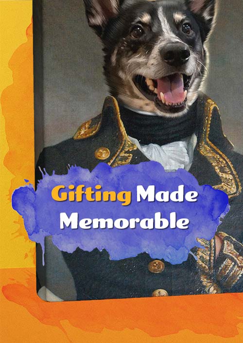 The Admiral - Your Pet Here: Custom Pet Painting