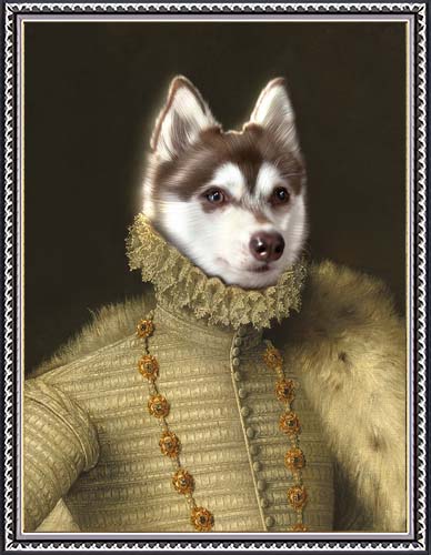 The Queen - Your Pet Here: Custom Pet Painting