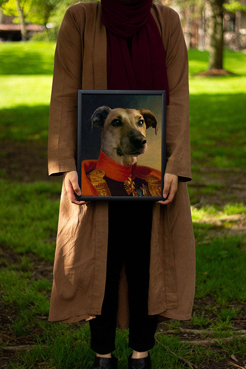 The Commander - Your Pet Here: Custom Pet Painting