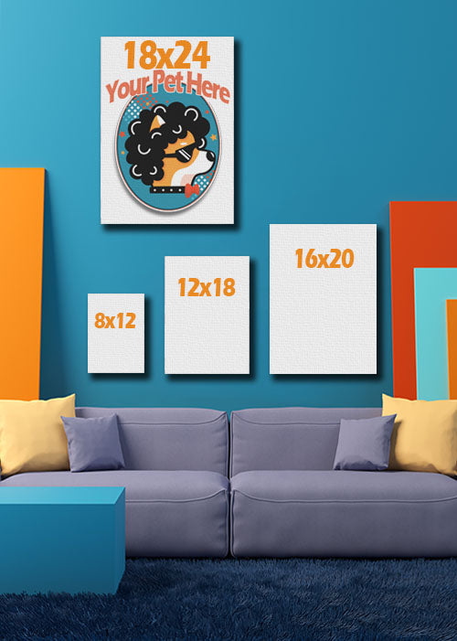 The Astronaut - Your Pet Here: Custom Pet Painting