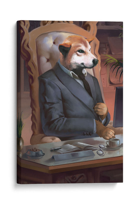 The Executive - Your Pet Here: Custom Pet Painting
