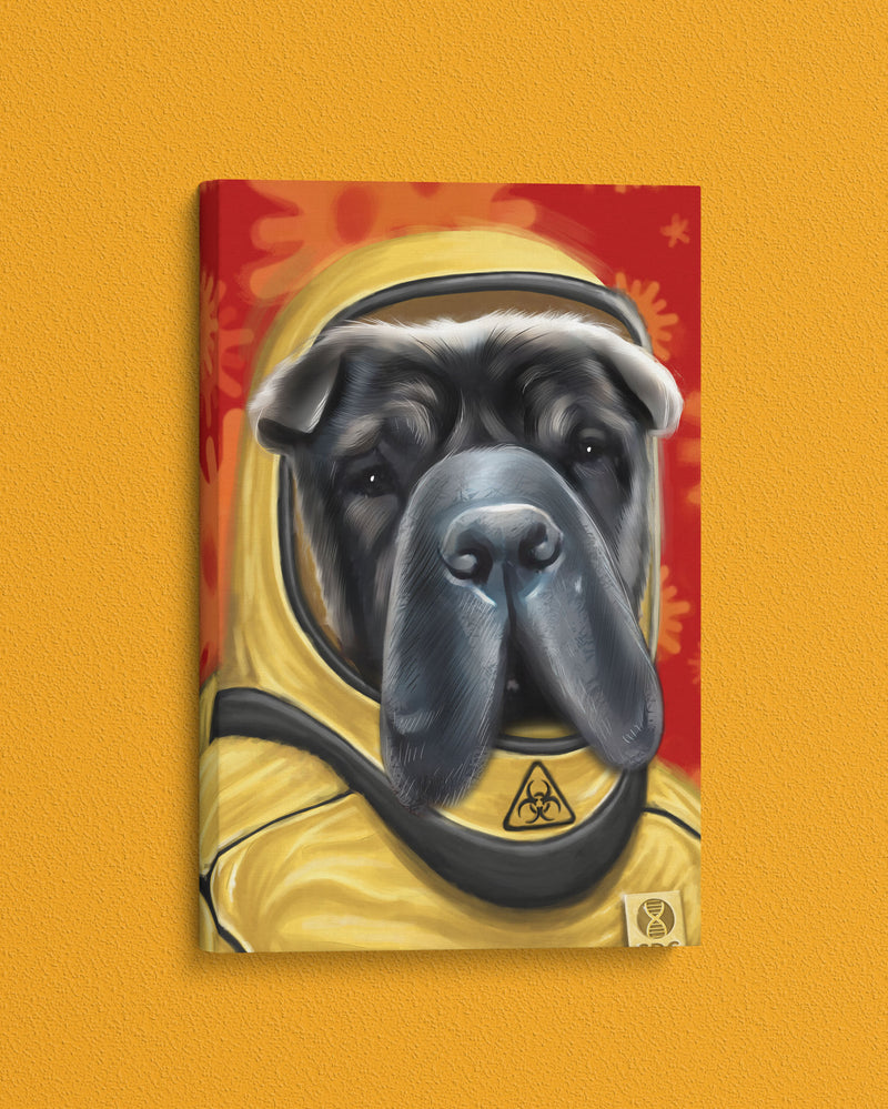 Pandemic Edition Hazmat Pet - Custom Pet Painting