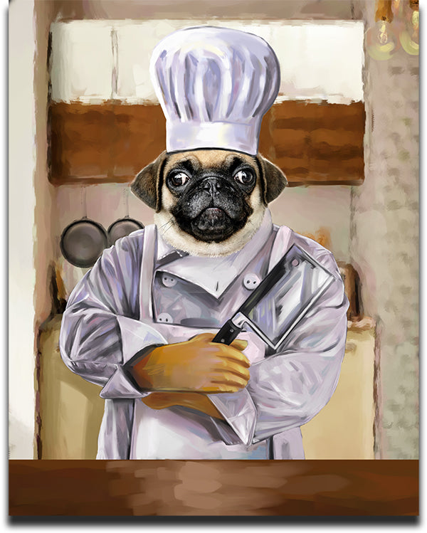 The Top Chef - Your Pet Here: Custom Pet Painting