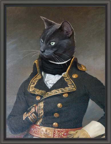The Admiral - Your Pet Here: Custom Pet Painting