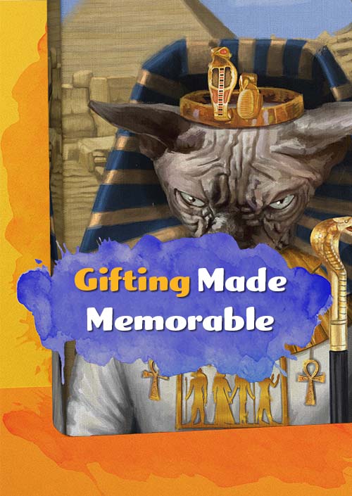 The Egyptian -  Your Pet Here: Custom Pet Painting