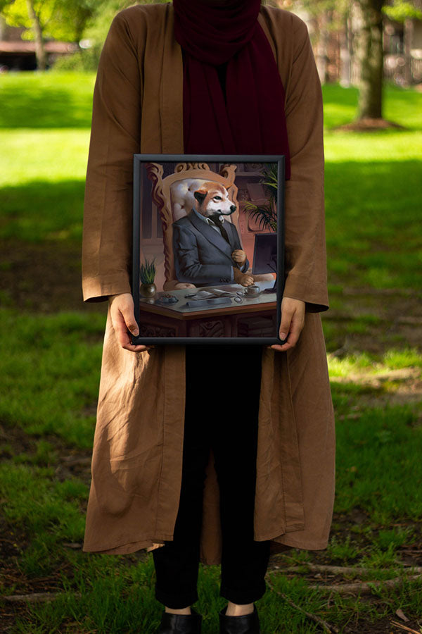 The Executive - Your Pet Here: Custom Pet Painting