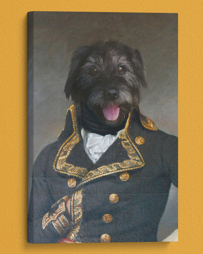 The Admiral - Your Pet Here: Custom Pet Painting